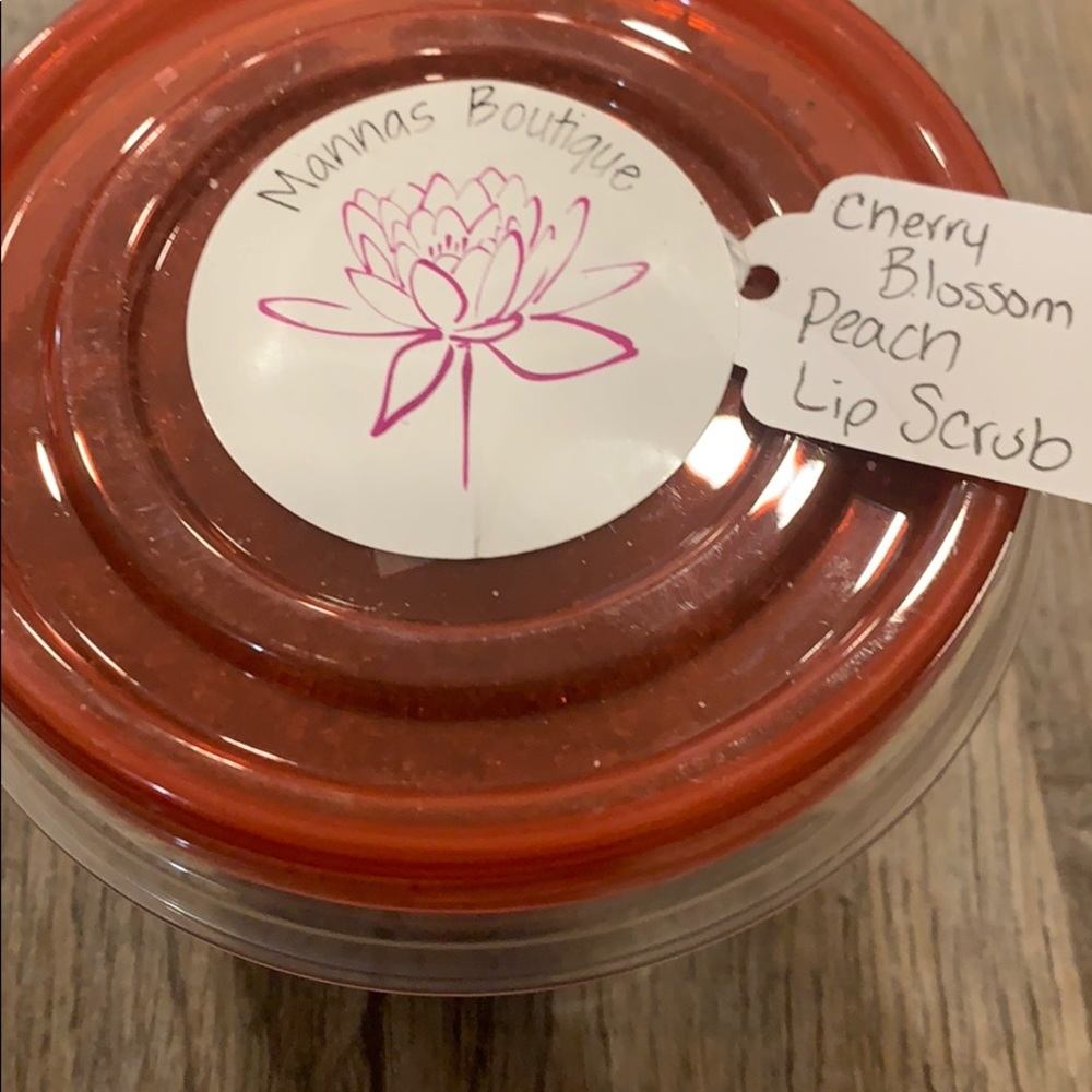 Cherry Blossom and Peach lip scrub